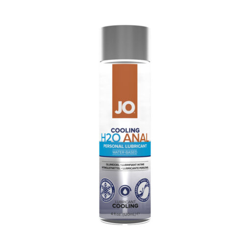 JO H2O Anal Cooling Water-Based Lubricant 4 oz.