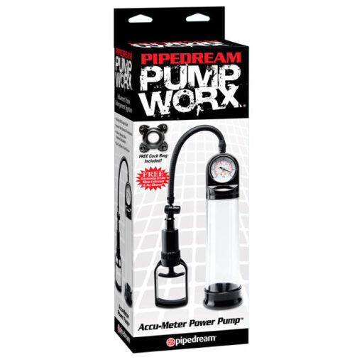 Pump Worx Accu-Meter Power Pump Clear-Black