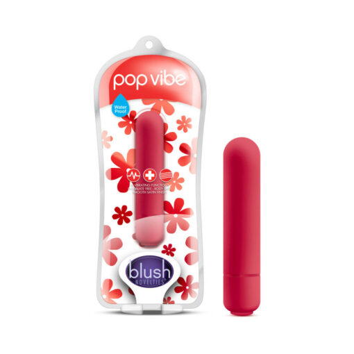 Vive Pop Vibe Bullet Vibrator Cherry Red