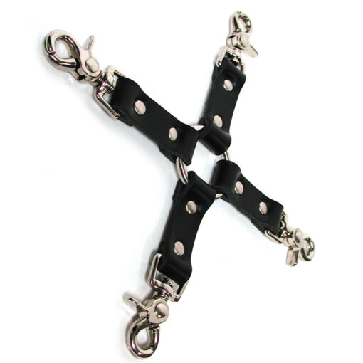 KinkLab Leather Hog Tie (Black)