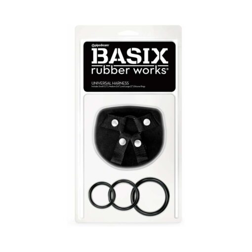 Basix Rubber Works Universal Harness O-S Black