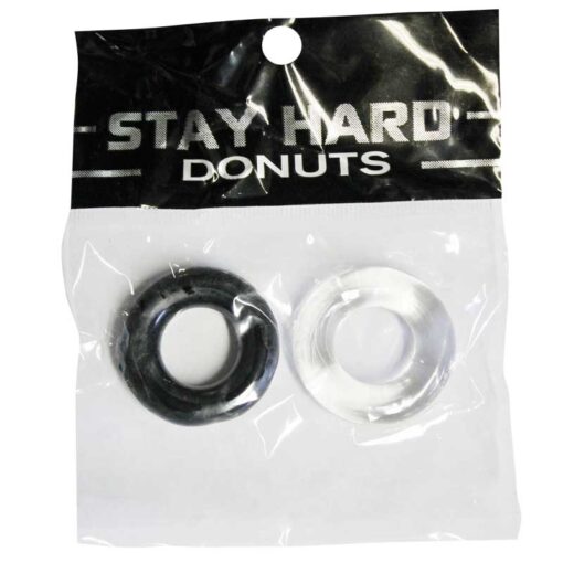 SI Power Stretch Donuts 2pk Black-Clear