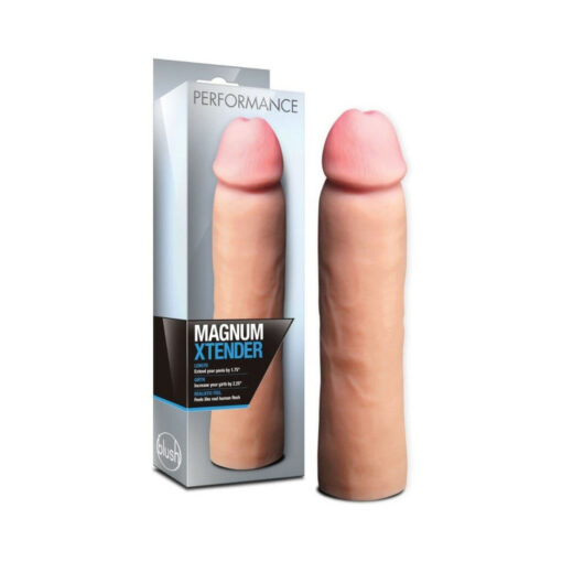 Performance Magnum Xtender 1.75 in. Penis Extender Sleeve Beige