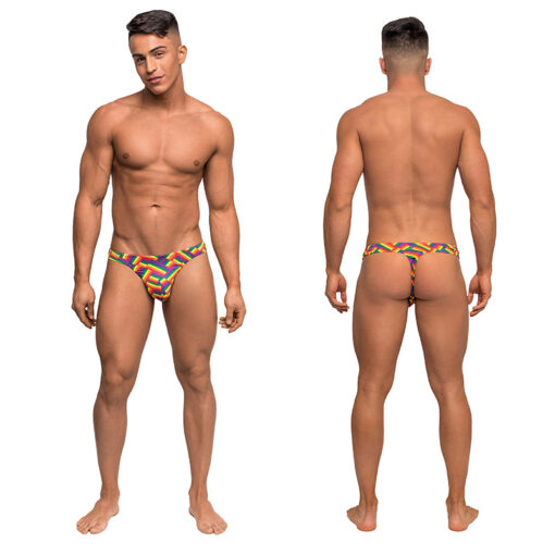 Male Power Pride Fest Bong Thong Print L-XL