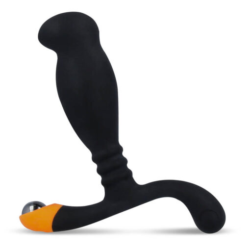 Nexus ULTRA Si Silicone & Polypropylene Massager - Black-Orange