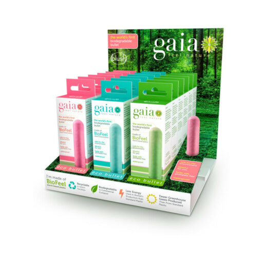 Gaia Eco Bullet 18-Piece PDQ Display