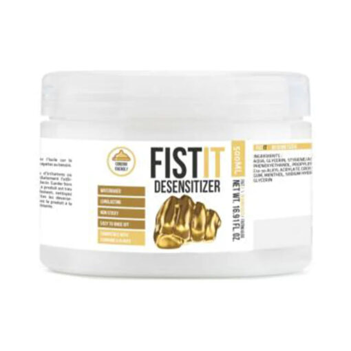 Fist It Desensitizer Water-Based Numbing Lubricant 500ml - 17 oz.