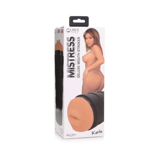 Curve Toys Mistress Karla Deluxe Mouth Stroker Medium