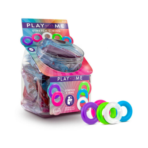 Play With Me Stretch C-Ring 50-Piece Assorted Color Display