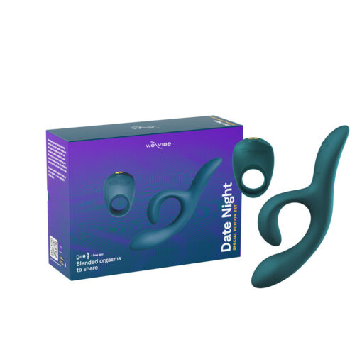 We-Vibe Date Night Special Edition Couple's Vibrator Set (Nova 2 & Pivot) Green Velvet