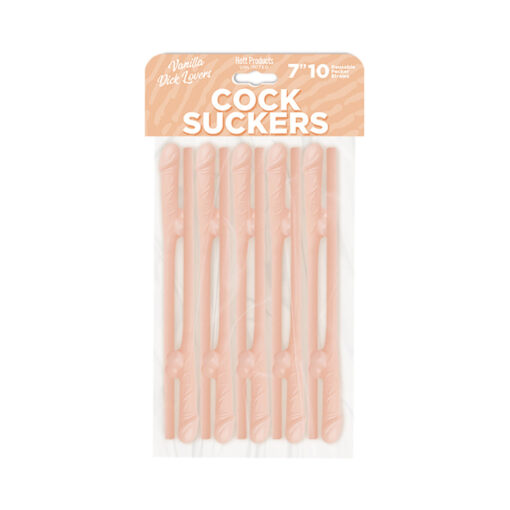 Skins Pecker Straws Vanilla Lovers (10-Pack)