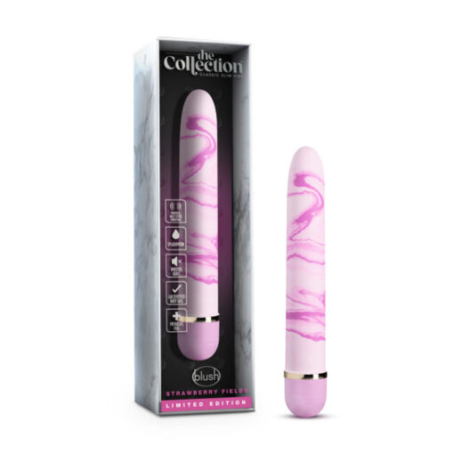 The Collection Strawberry Fields Slimline Vibrator Pink