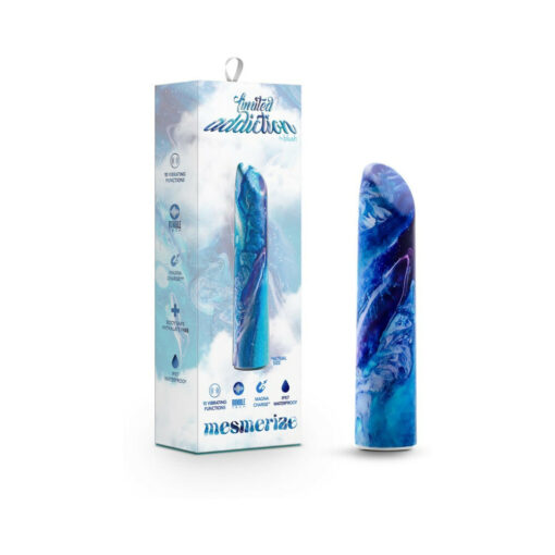 Limited Addiction Mesmerize Power Vibe Rechargeable Bullet Azure