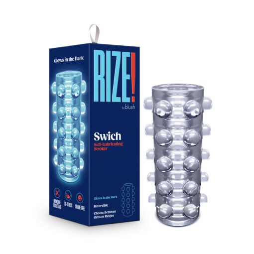 RIZE! Swich Glow in the Dark Self-Lubricating StrokerClear