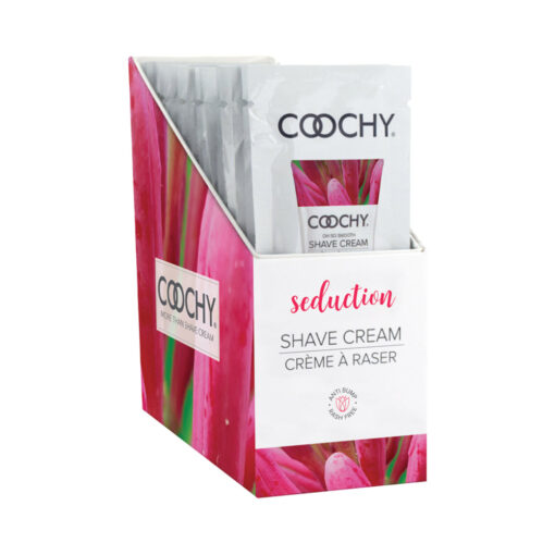 Coochy Oh So Smooth Shave Cream Seduction 24-Piece 15 mL Foil Display