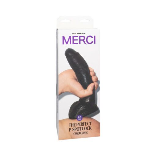 Merci The Perfect P-Spot Cock 9.5 in. Dildo with Removable Vac-U-Lock Suction Cup