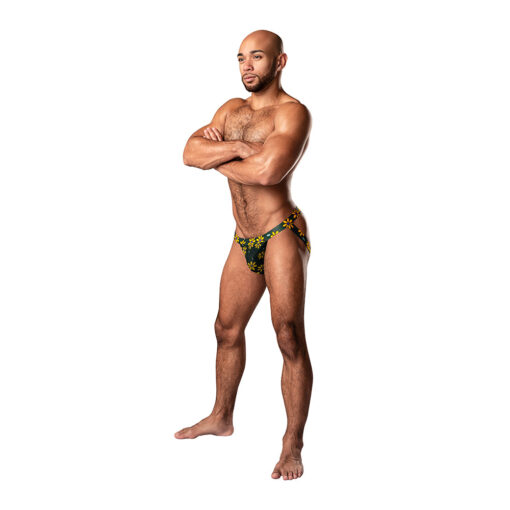 Male Power Petal Power Jock Daisy Print S-M