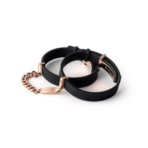 Crave ID Cuffs Black-Rose Gold