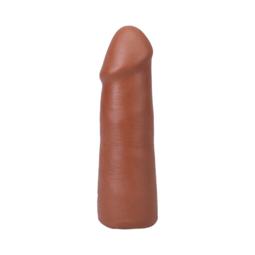 The Realistic Cock 5 in. ULTRASKYN Vac-U-Lock Dildo Caramel