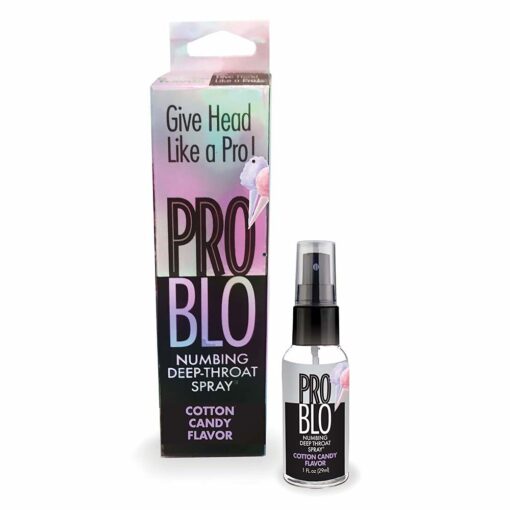 Pro Blo Numbing Deep Throat Spray Cotton Candy 1 oz.