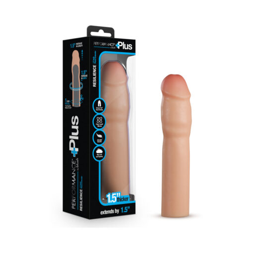 Performance Plus 1.5 in. Silicone Penis Xtender Beige