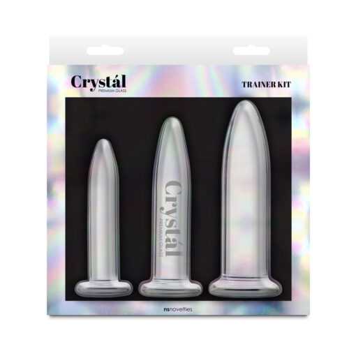 Crystal 3-Piece Glass Trainer Kit Clear