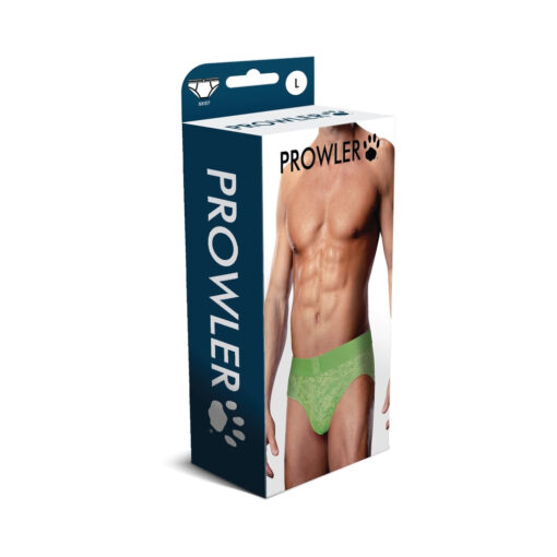 Prowler Lace Brief Neon Green L