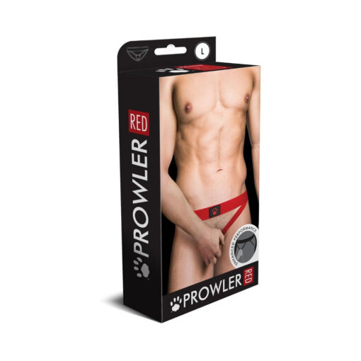 Prowler RED Ass-less Cockring Jock Strap Red L