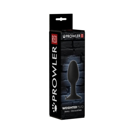 Prowler RED Weighted Butt Plug Black S