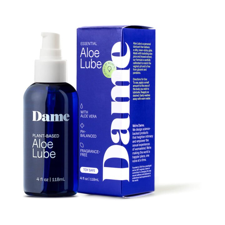 Dame Aloe Lube Personal Lubricant 4 oz.