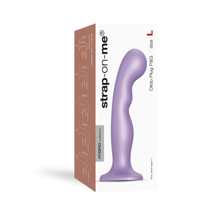 Strap-On-Me Dildo Plug P&G Metallic Lilac Large